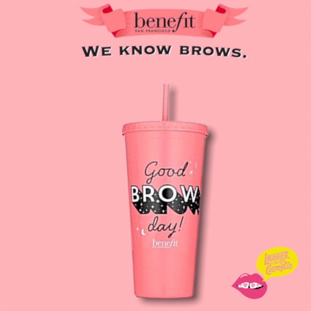 Benefit Good Brow Day Travel Tumbler with Straw